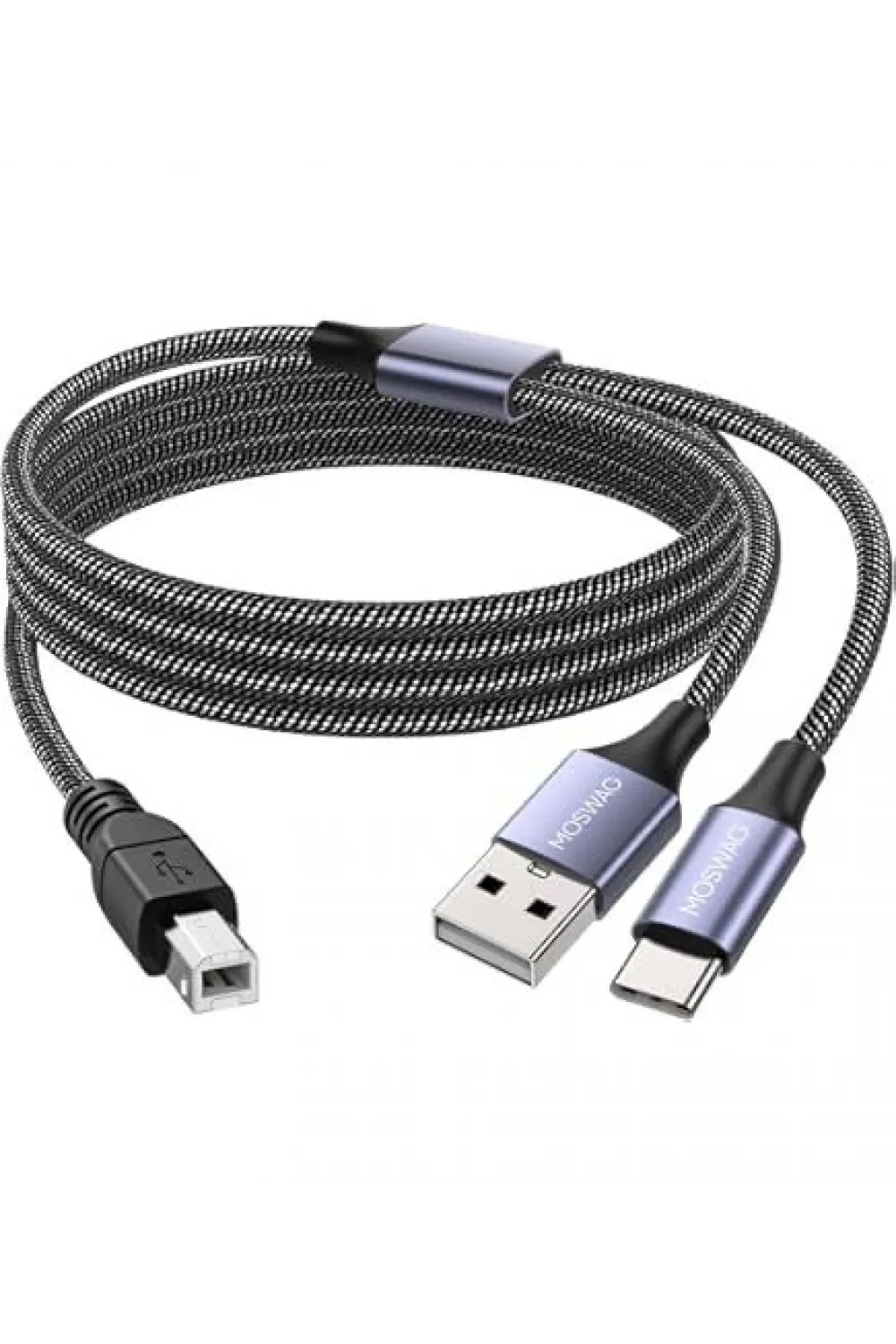 ZR361 Ads 501 Type-C 2 İn 1 Yazıcı Kablosu