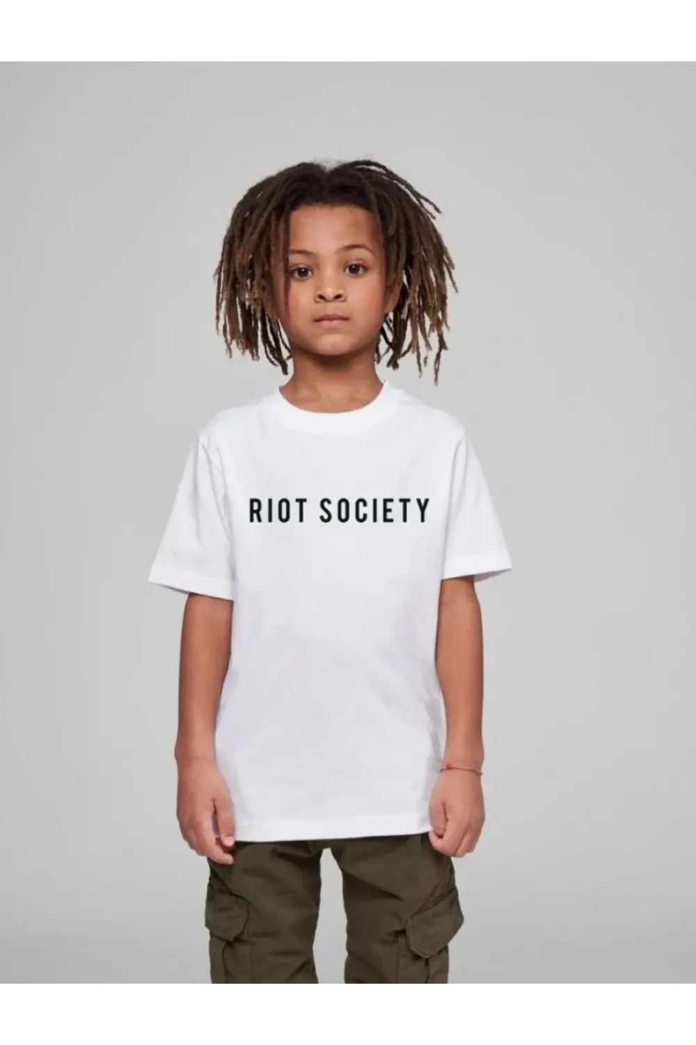 Çocuk Unisex Baskılı T-Shirt - Beyaz