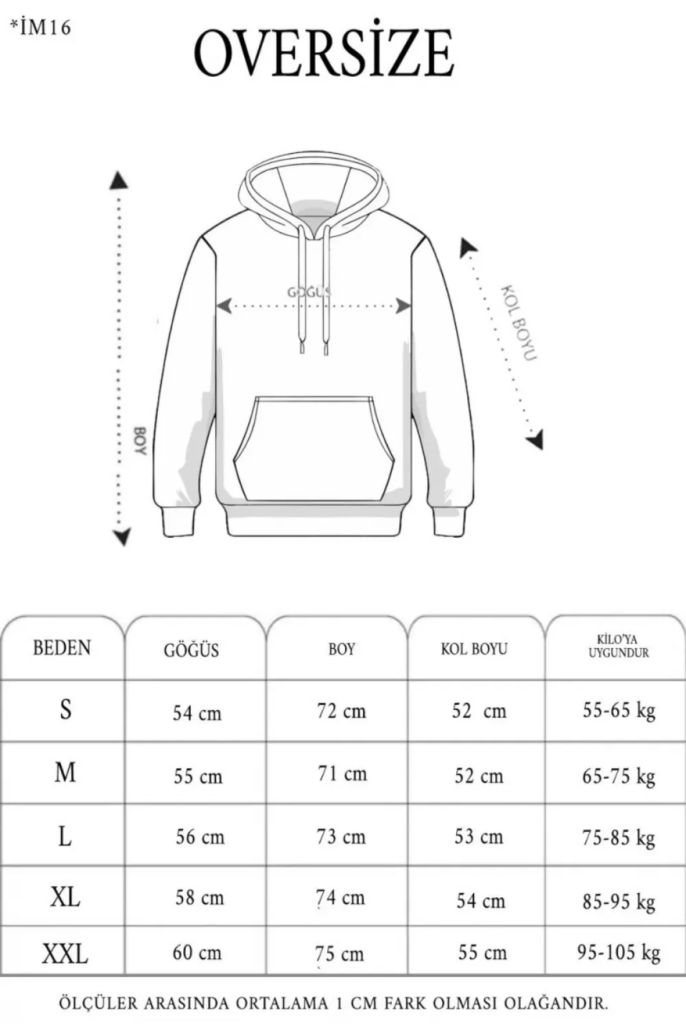 Erkek 3 İplik Pamuklu Kapüşonlu Cepli Düz Oversize Hoodie Sweatshirt - Siyah