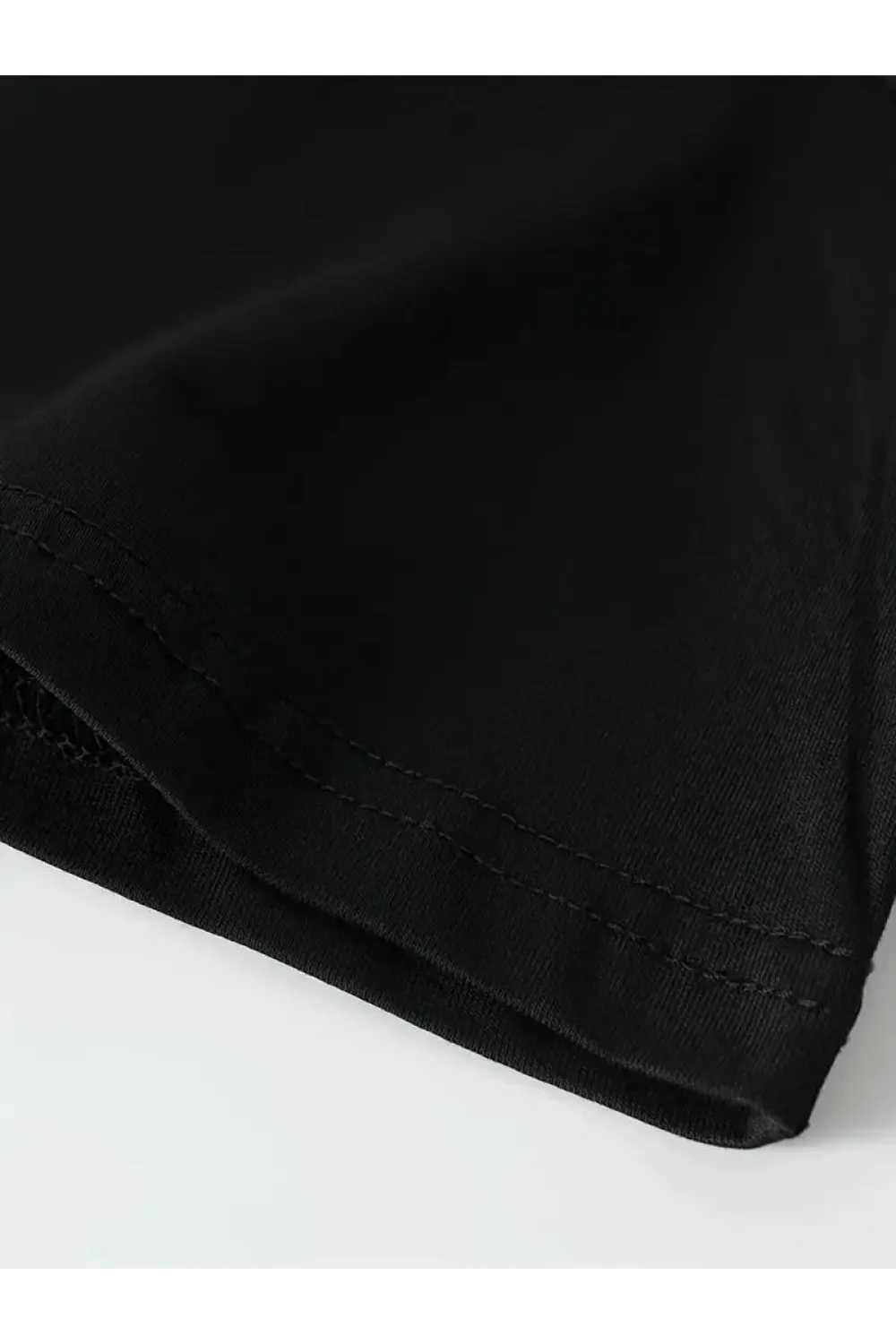 Erkek Baskılı Tişört Kısa Kol Bisiklet Yaka Oversize T-Shirt - - Siyah