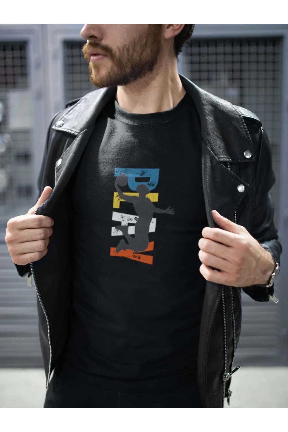 Erkek Özel Baskılı Modern Fit %100 Pamuk Bisiklet Yaka T-Shirt