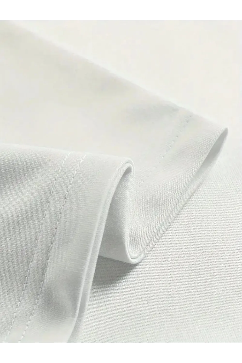Erkek Tişört Penye Compack Ejder Baskılı Bisiklet Yaka T-shirt - Beyaz