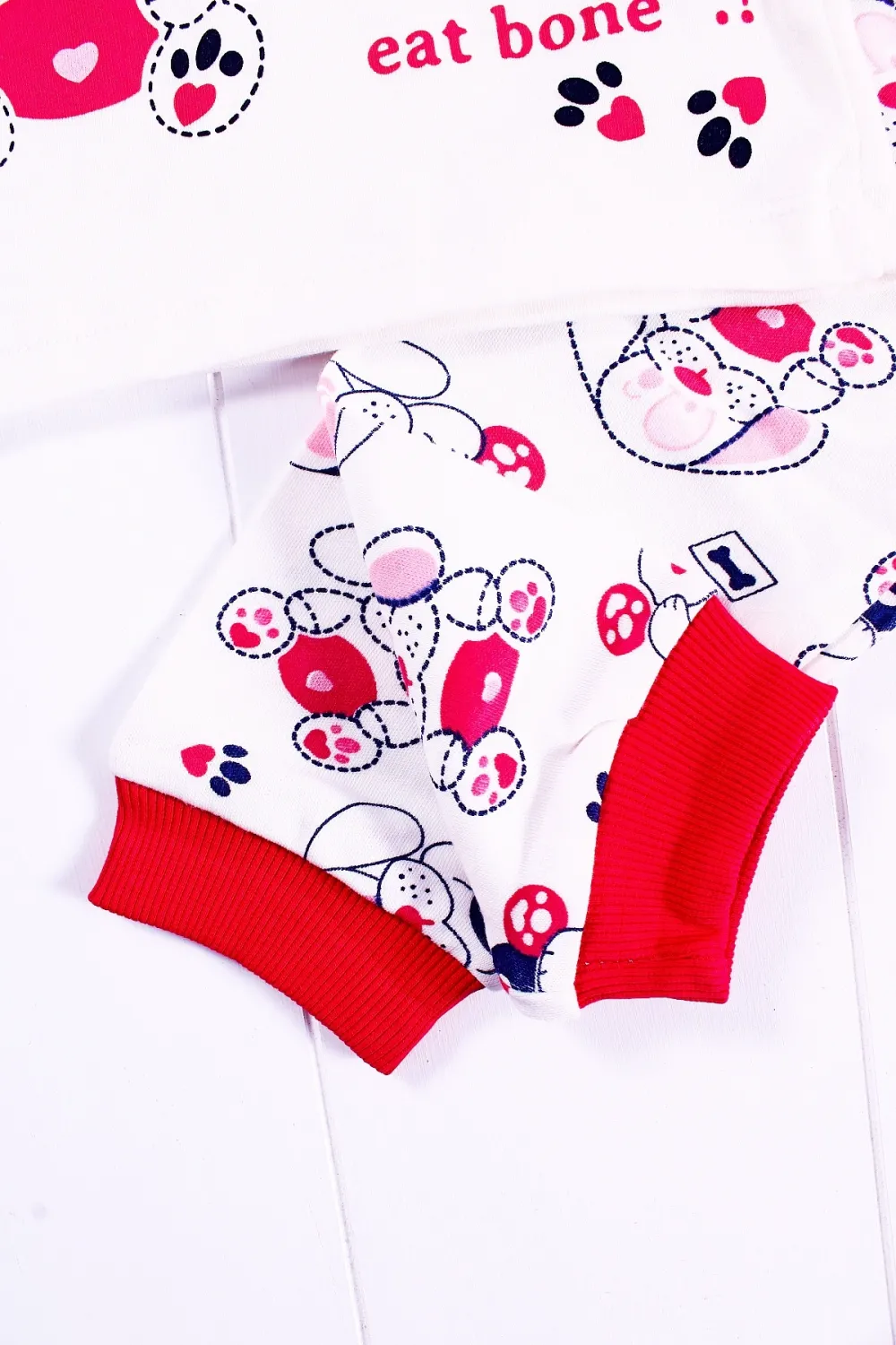 iegiyim™ Hungry Desenli Kız Çocuk Pijama Takımı