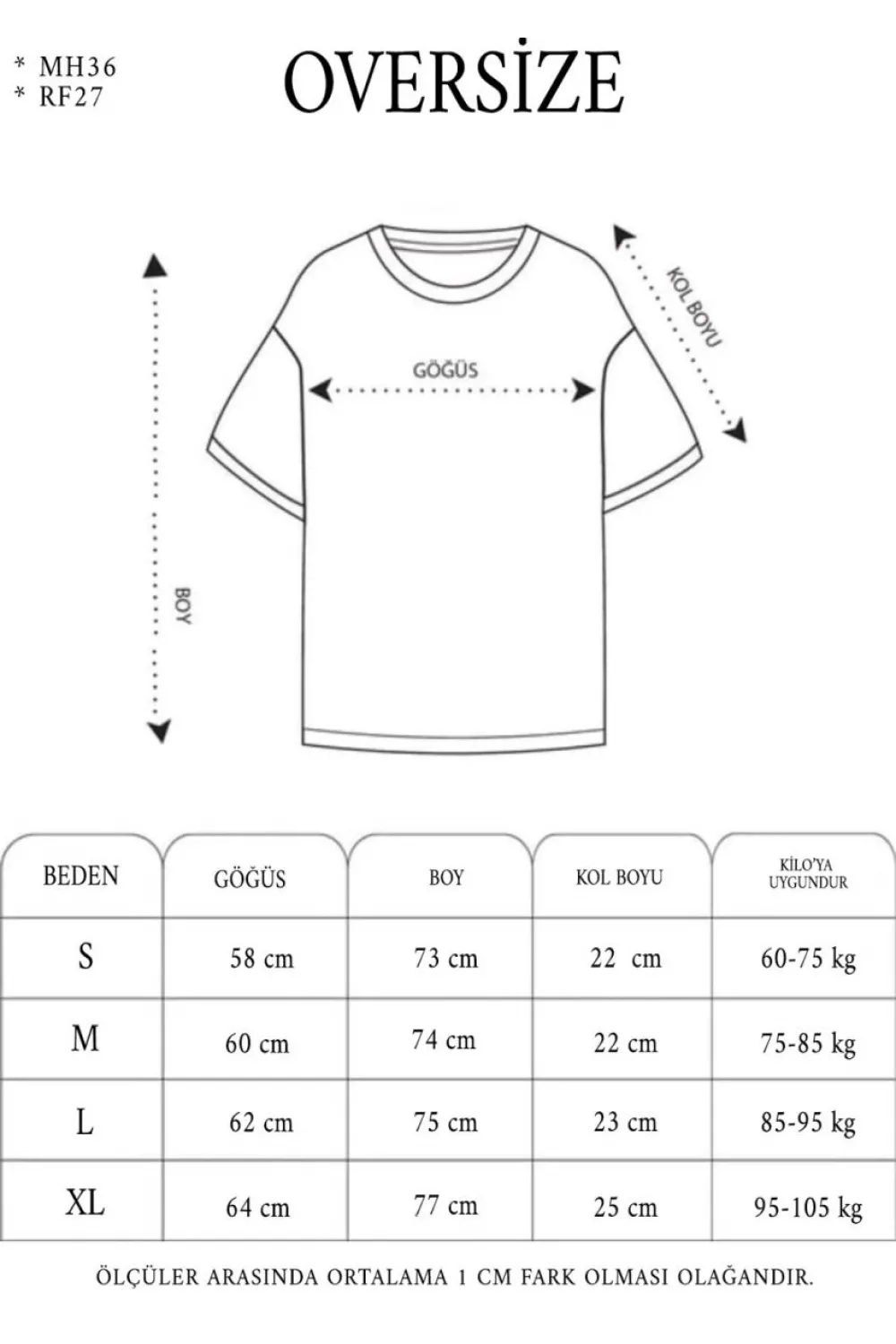 kadın Bisiklet Yaka Baskılı Oversize T-Shirt - Beyaz