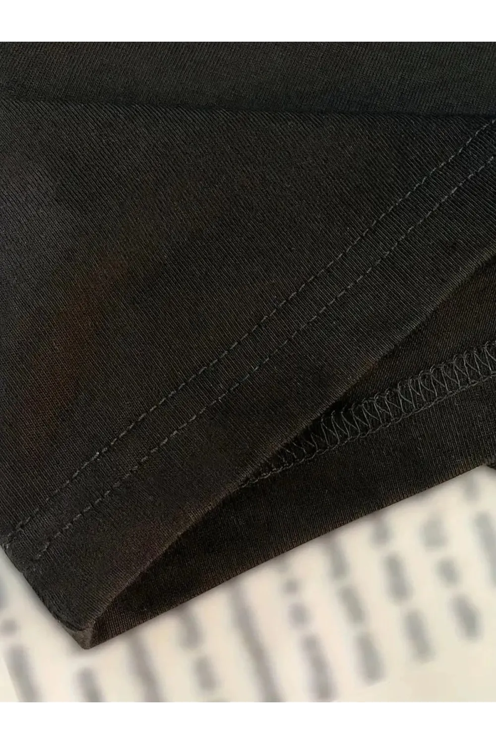 Kadın Tişört Newtro Baskılı Oversize Bisiklet Yaka T-shirt - Siyah