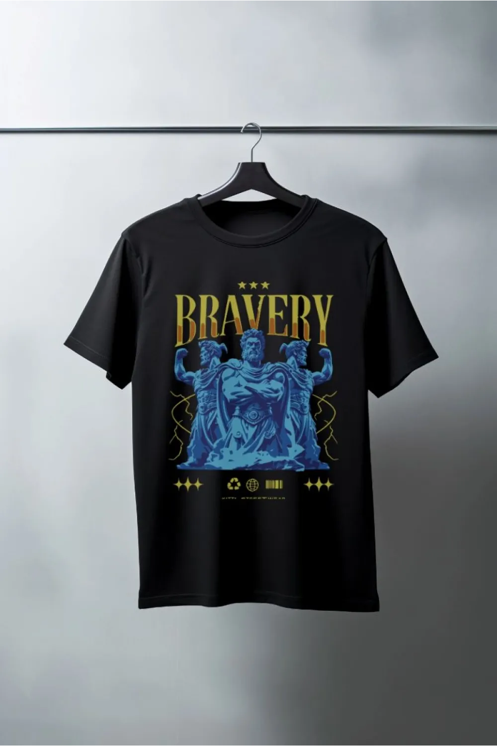 Unisex Oversize 24/1 Penye DTF Baskılı Tişört - DTF102