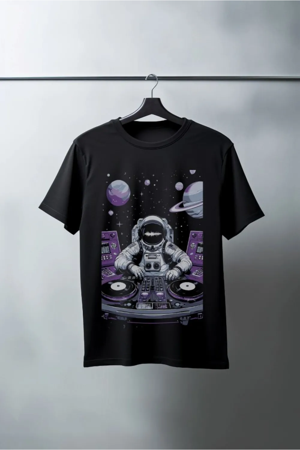 Unisex Oversize 24/1 Penye DTF Baskılı Tişört - DTF109