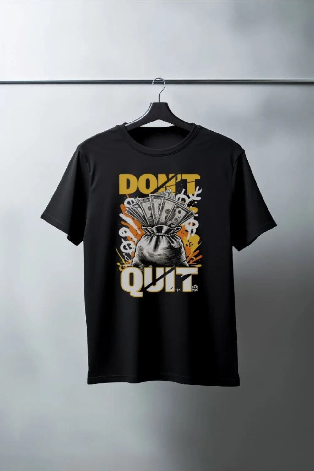 Unisex Oversize 24/1 Penye DTF Baskılı Tişört - DTF113