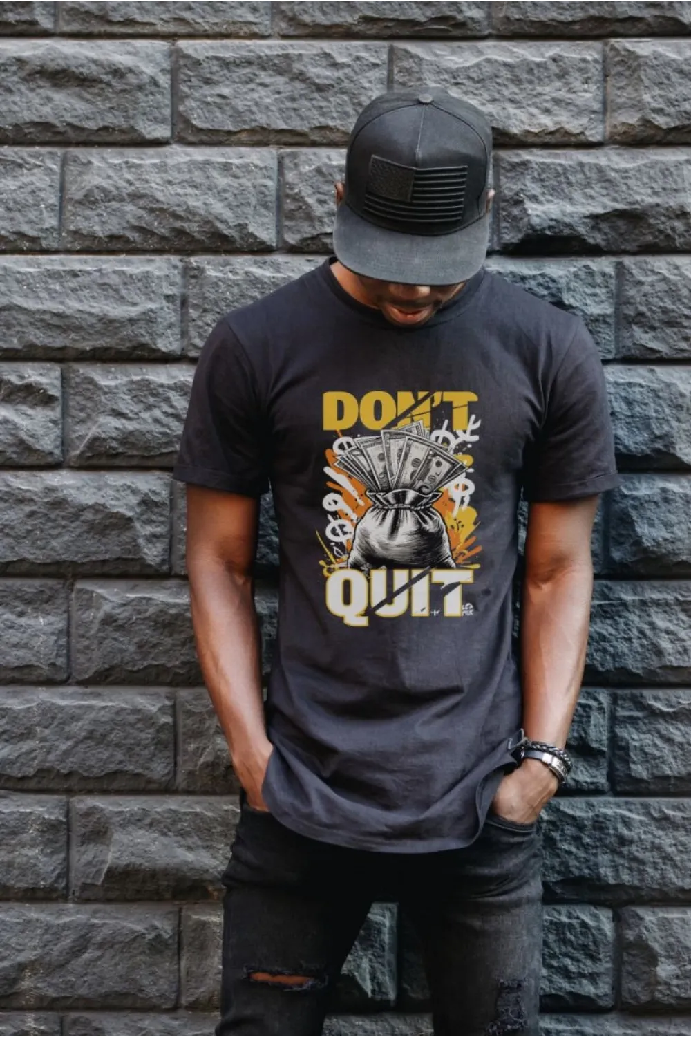 Unisex Oversize 24/1 Penye DTF Baskılı Tişört - DTF113