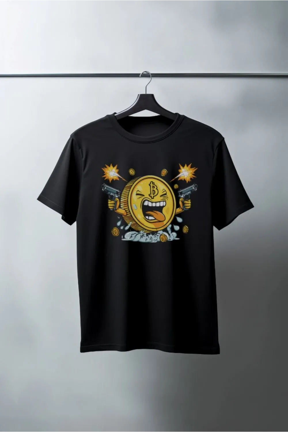 Unisex Oversize 24/1 Penye DTF Baskılı Tişört - DTF116