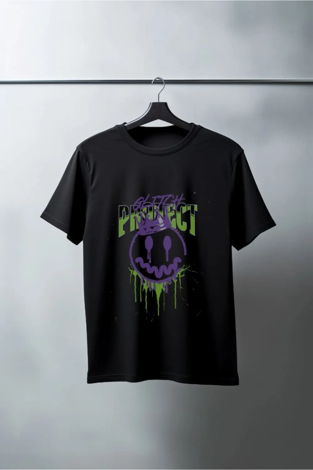 Unisex Oversize 24/1 Penye DTF Baskılı Tişört - DTF121