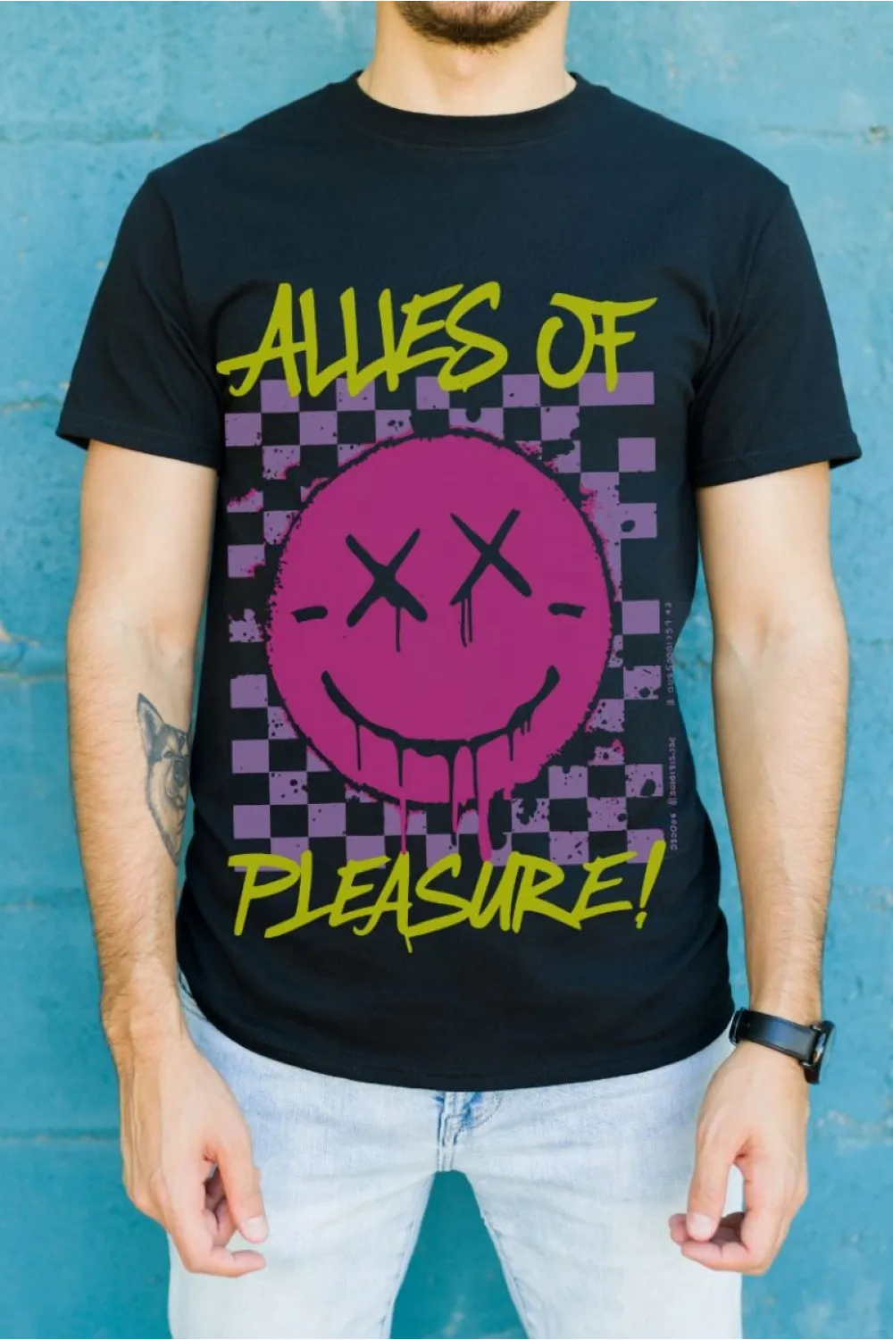 Unisex Oversize 24/1 Penye DTF Baskılı Tişört - DTF123