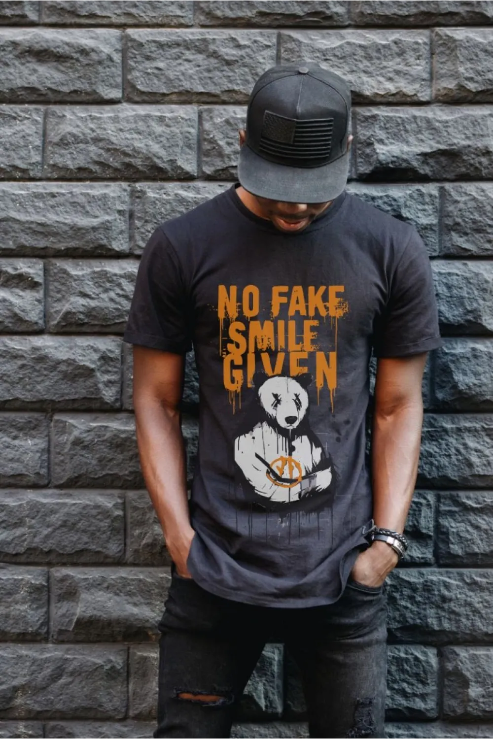 Unisex Oversize 24/1 Penye DTF Baskılı Tişört - DTF124