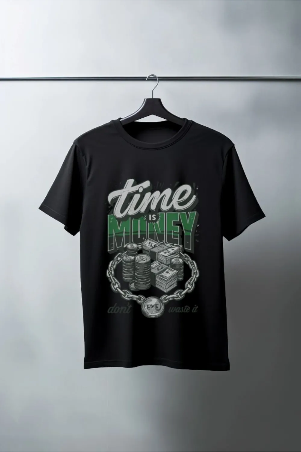 Unisex Oversize 24/1 Penye DTF Baskılı Tişört - DTF133