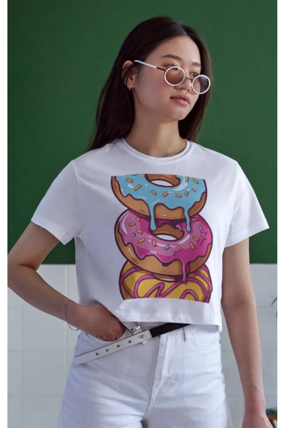 Unisex Oversize 24/1 Penye DTF Baskılı Tişört - DTF149
