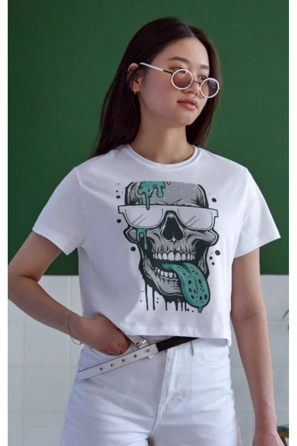 Unisex Oversize 24/1 Penye DTF Baskılı Tişört - DTF150