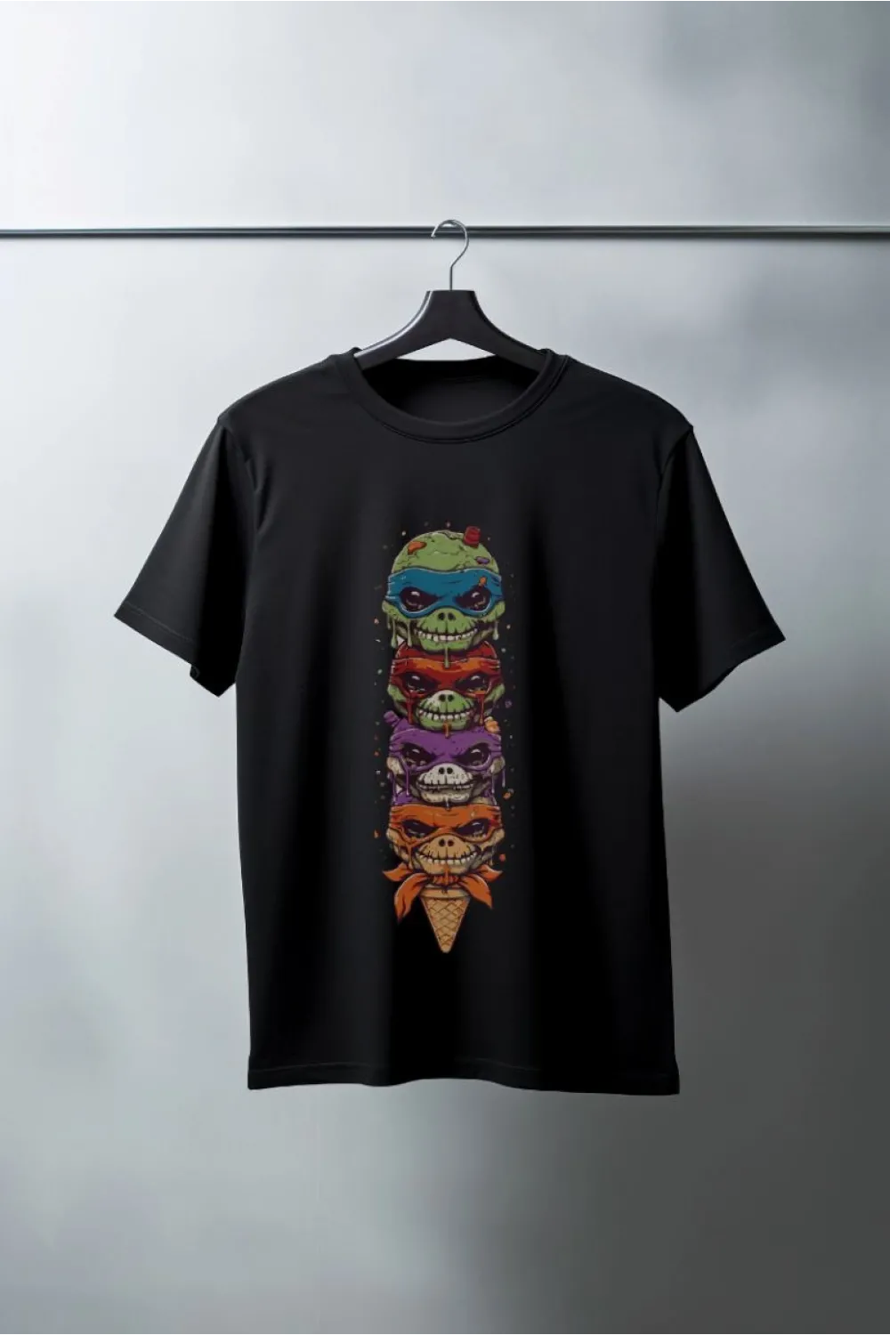 Unisex Oversize 24/1 Penye DTF Baskılı Tişört - DTF151