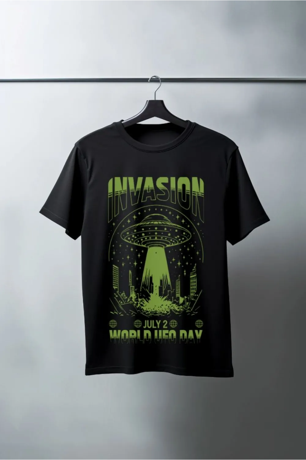 Unisex Oversize 24/1 Penye DTF Baskılı Tişört - DTF158