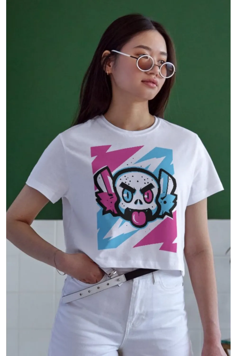 Unisex Oversize 24/1 Penye DTF Baskılı Tişört - DTF168