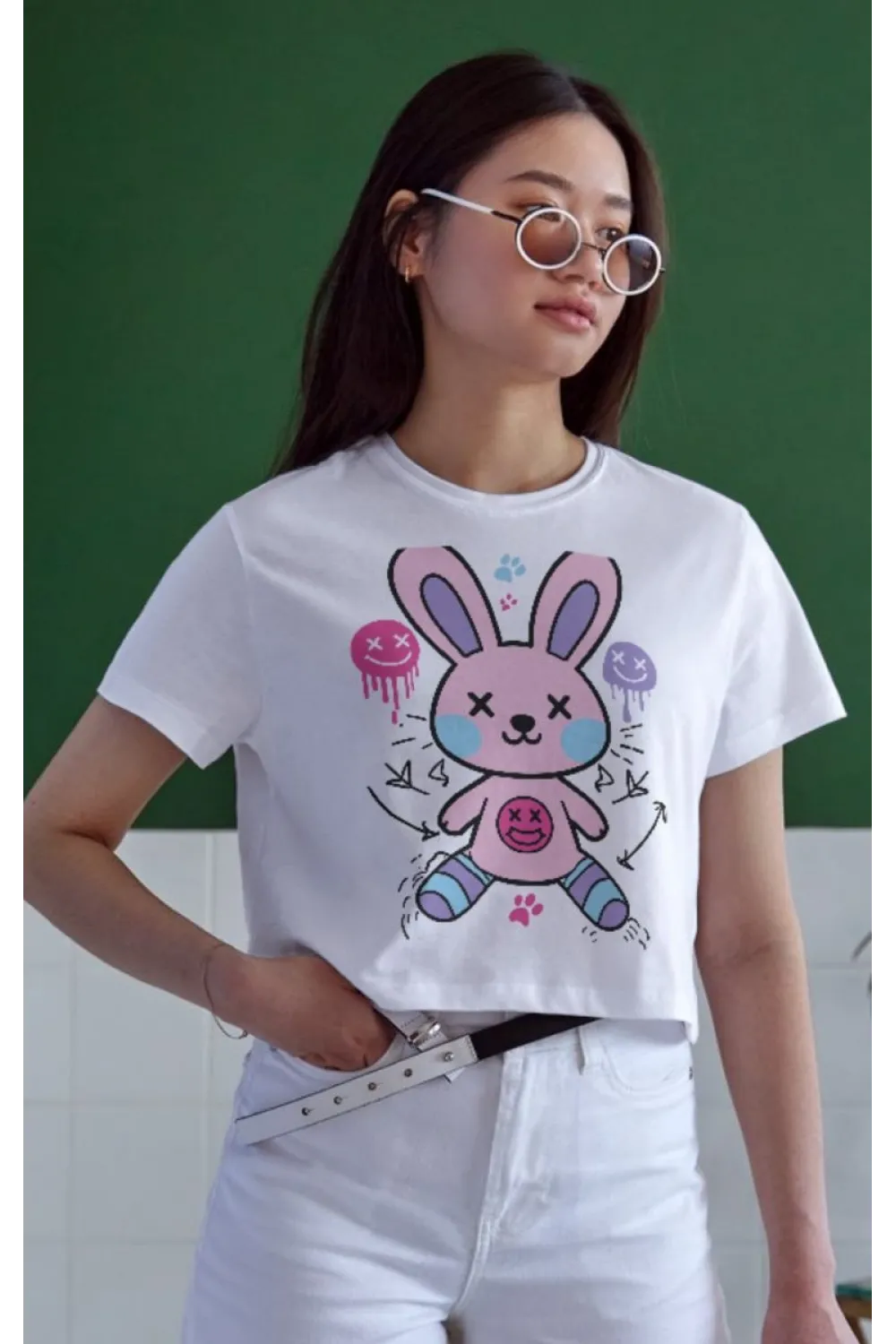 Unisex Oversize 24/1 Penye DTF Baskılı Tişört - DTF170