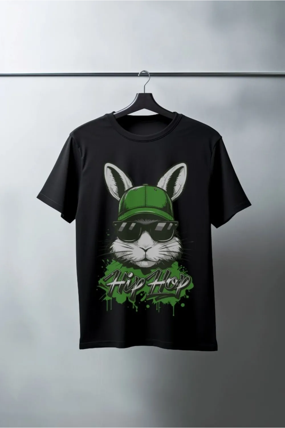 Unisex Oversize 24/1 Penye DTF Baskılı Tişört - DTF177