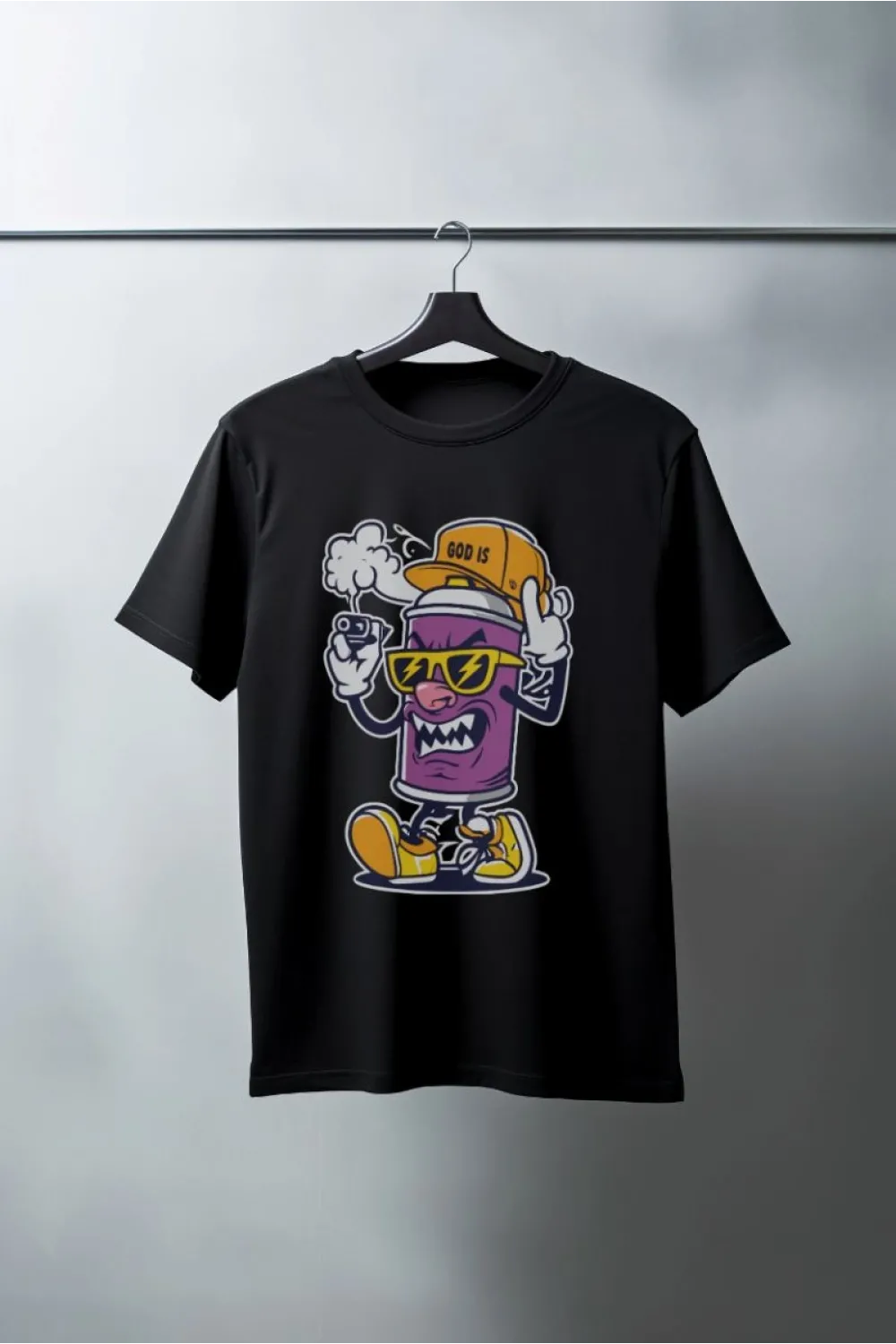 Unisex Oversize 24/1 Penye DTF Baskılı Tişört - DTF183
