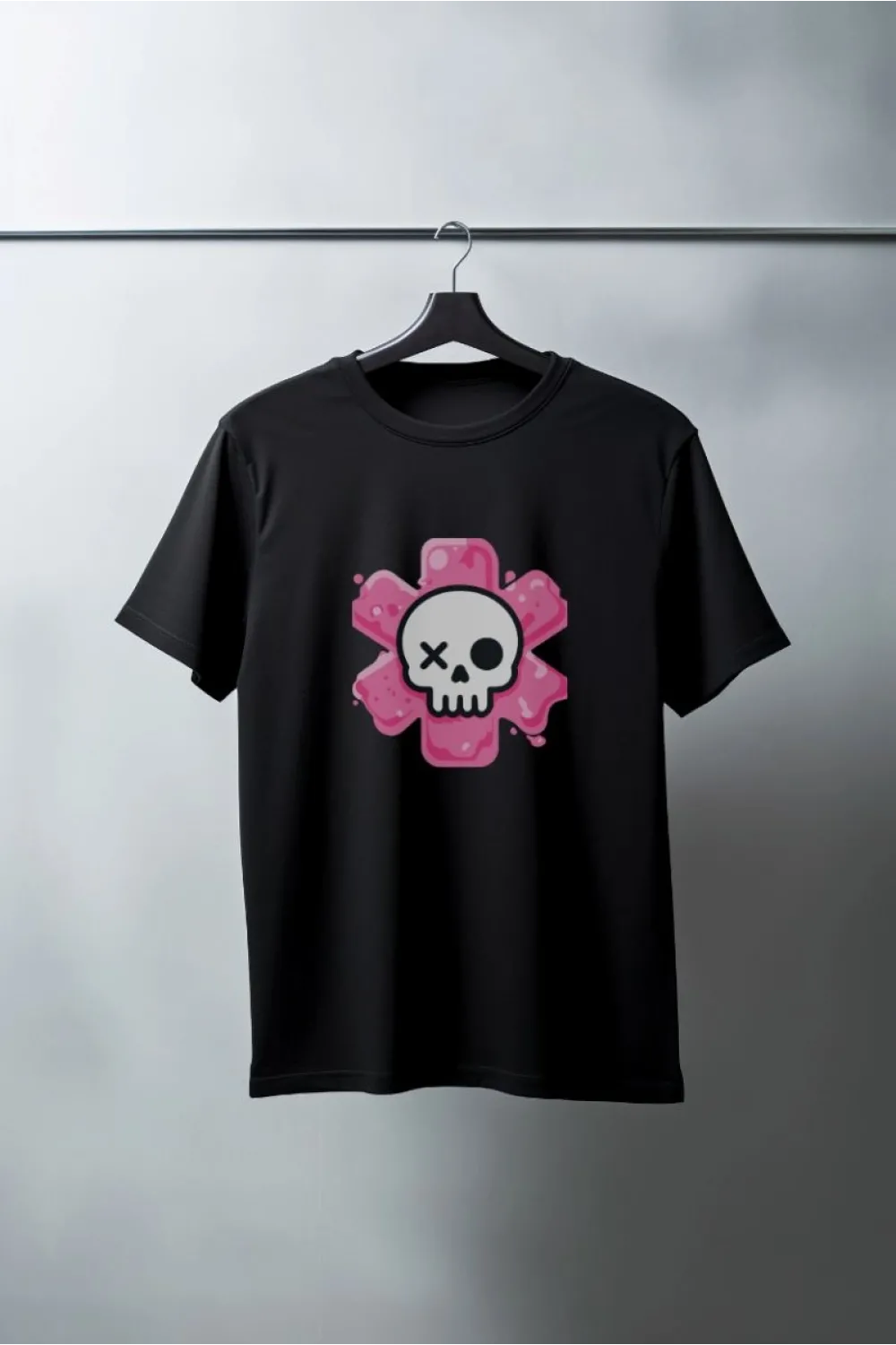 Unisex Oversize 24/1 Penye DTF Baskılı Tişört - DTF185