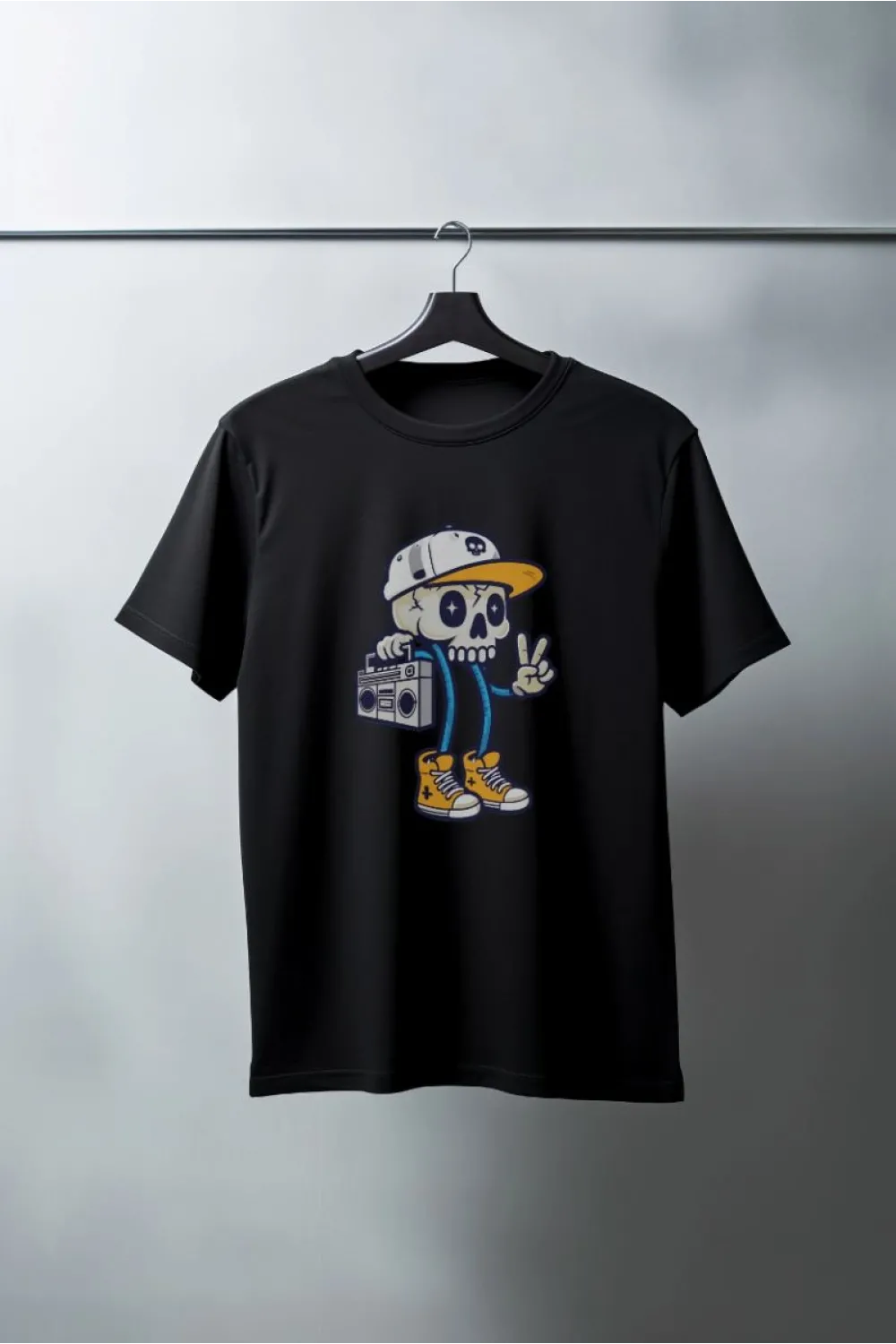 Unisex Oversize 24/1 Penye DTF Baskılı Tişört - DTF189