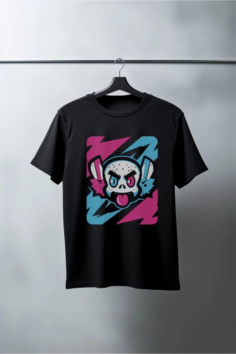 Unisex Oversize 24/1 Penye DTF Baskılı Tişört - DTF193