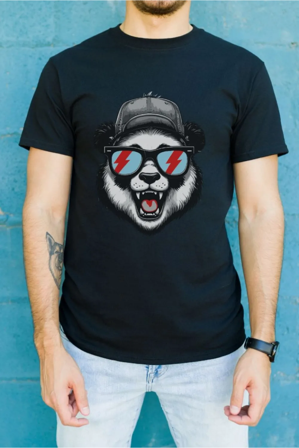 Unisex Oversize 24/1 Penye DTF Baskılı Tişört - DTF194