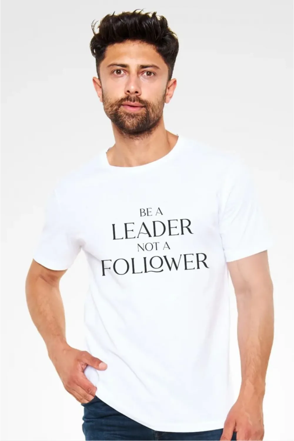 Unisex Oversize 24/1 Penye DTF Baskılı Tişört - DTF199