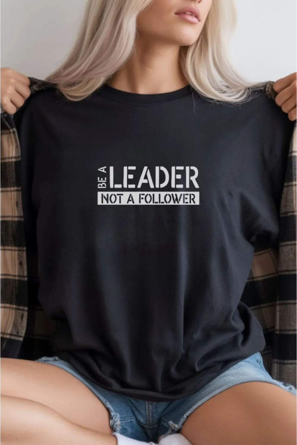 Unisex Oversize 24/1 Penye DTF Baskılı Tişört - DTF277