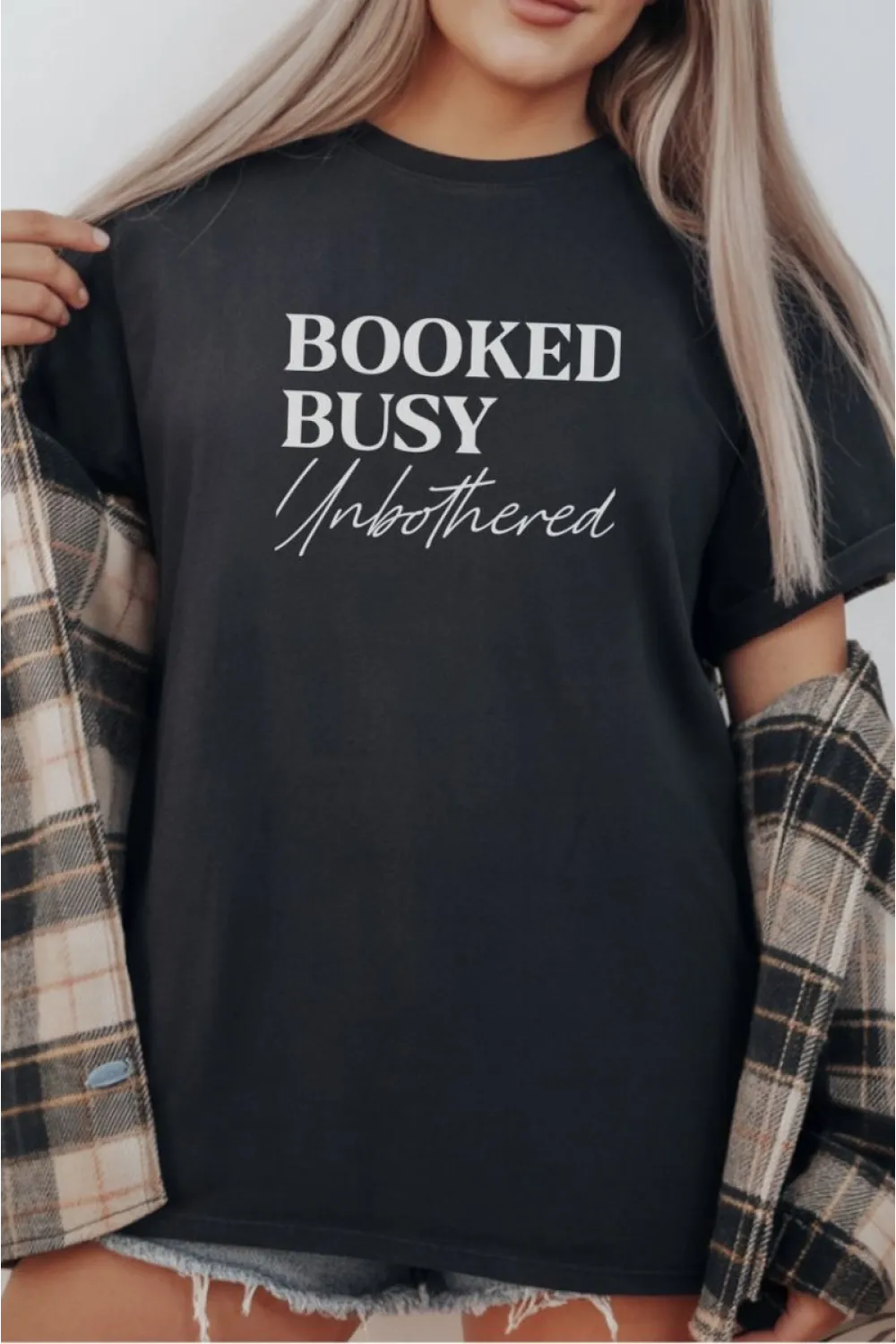Unisex Oversize 24/1 Penye DTF Baskılı Tişört - DTF281