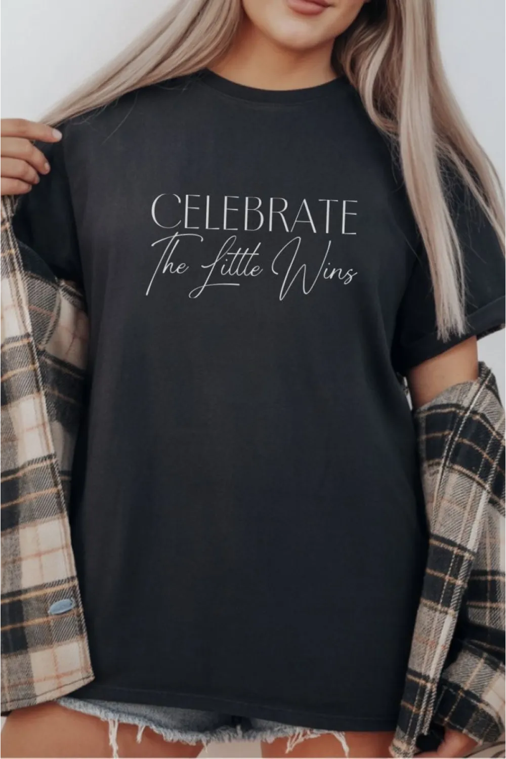 Unisex Oversize 24/1 Penye DTF Baskılı Tişört - DTF284