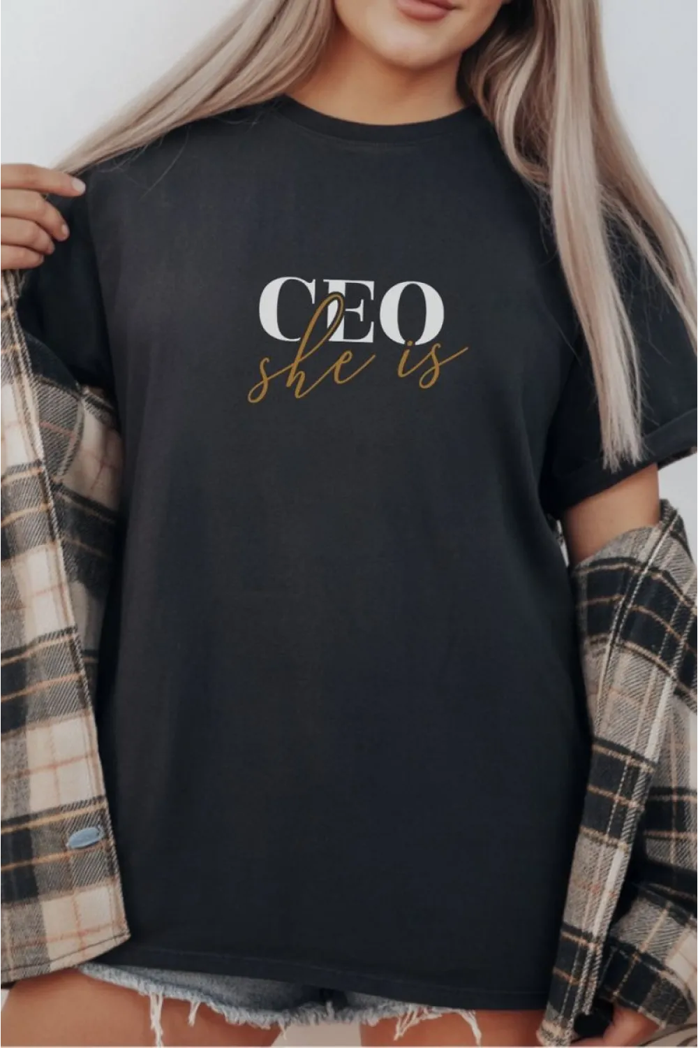 Unisex Oversize 24/1 Penye DTF Baskılı Tişört - DTF286