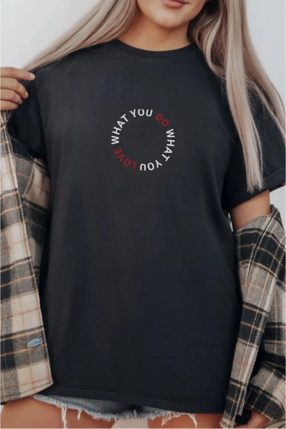 Unisex Oversize 24/1 Penye DTF Baskılı Tişört - DTF289