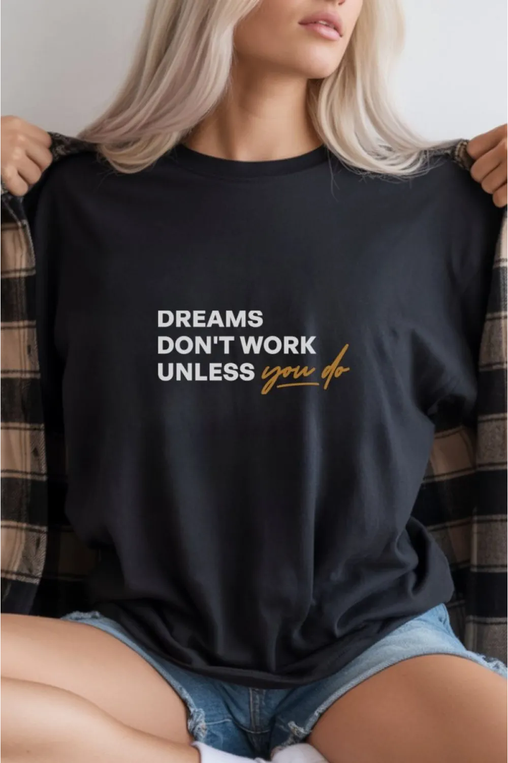 Unisex Oversize 24/1 Penye DTF Baskılı Tişört - DTF294