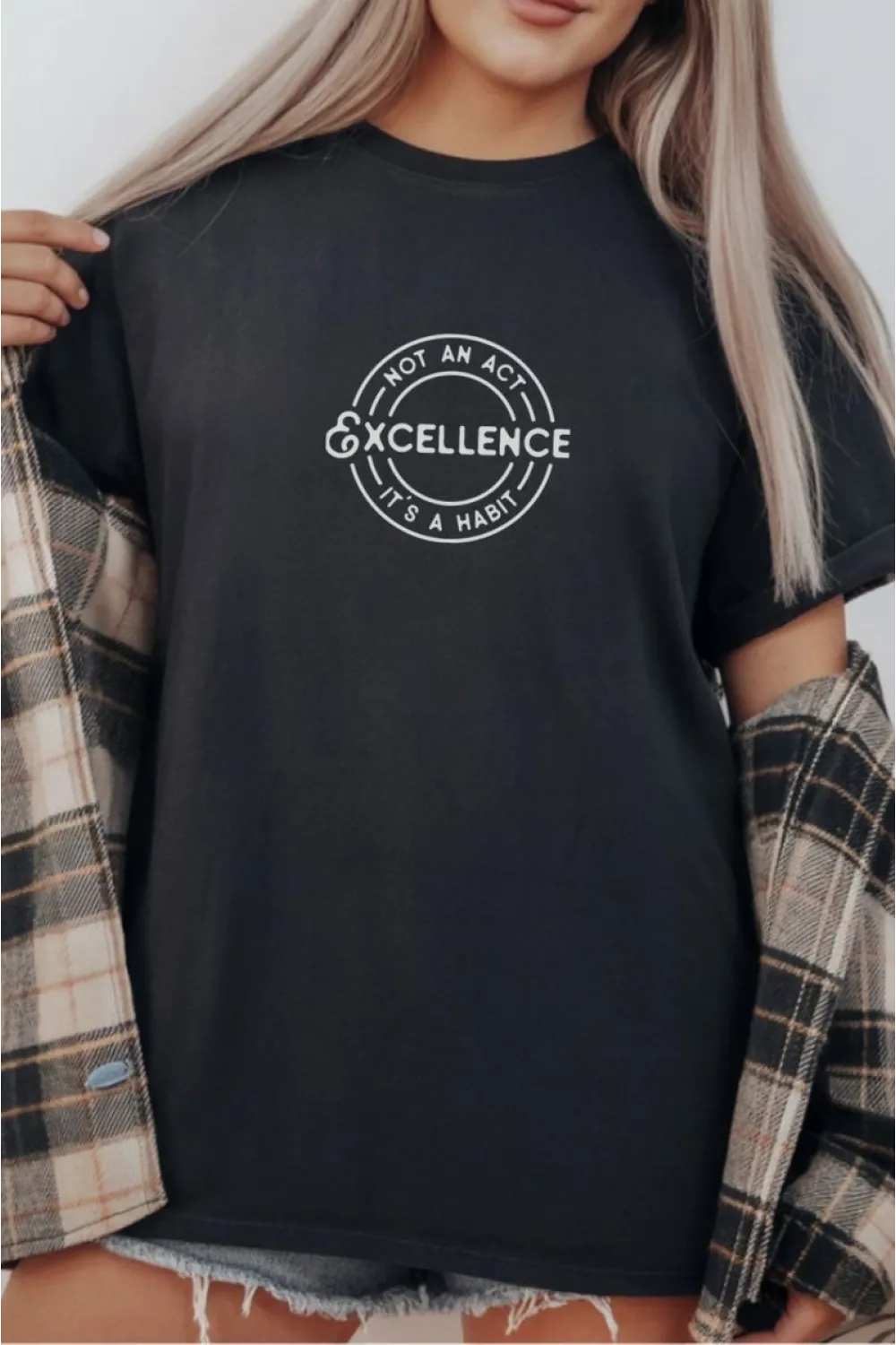Unisex Oversize 24/1 Penye DTF Baskılı Tişört - DTF299