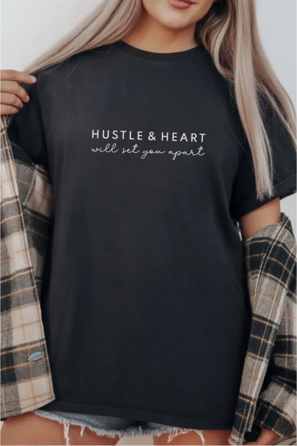 Unisex Oversize 24/1 Penye DTF Baskılı Tişört - DTF300
