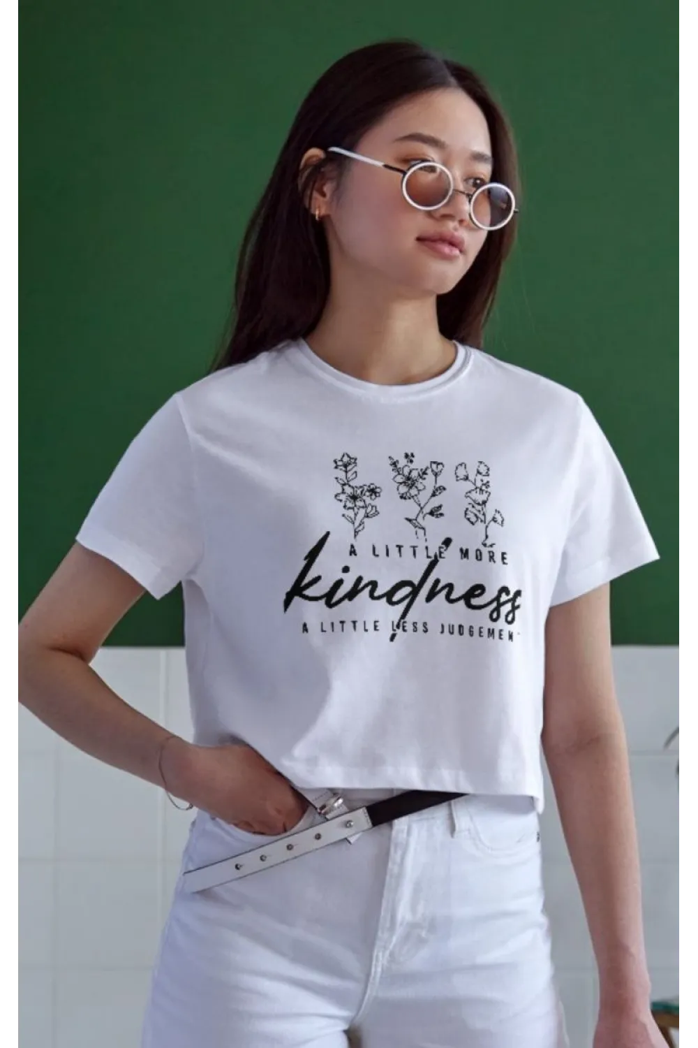 Unisex Oversize 24/1 Penye DTF Baskılı Tişört - DTF53
