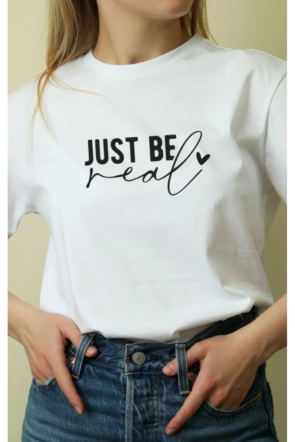 Unisex Oversize 24/1 Penye DTF Baskılı Tişört - DTF58