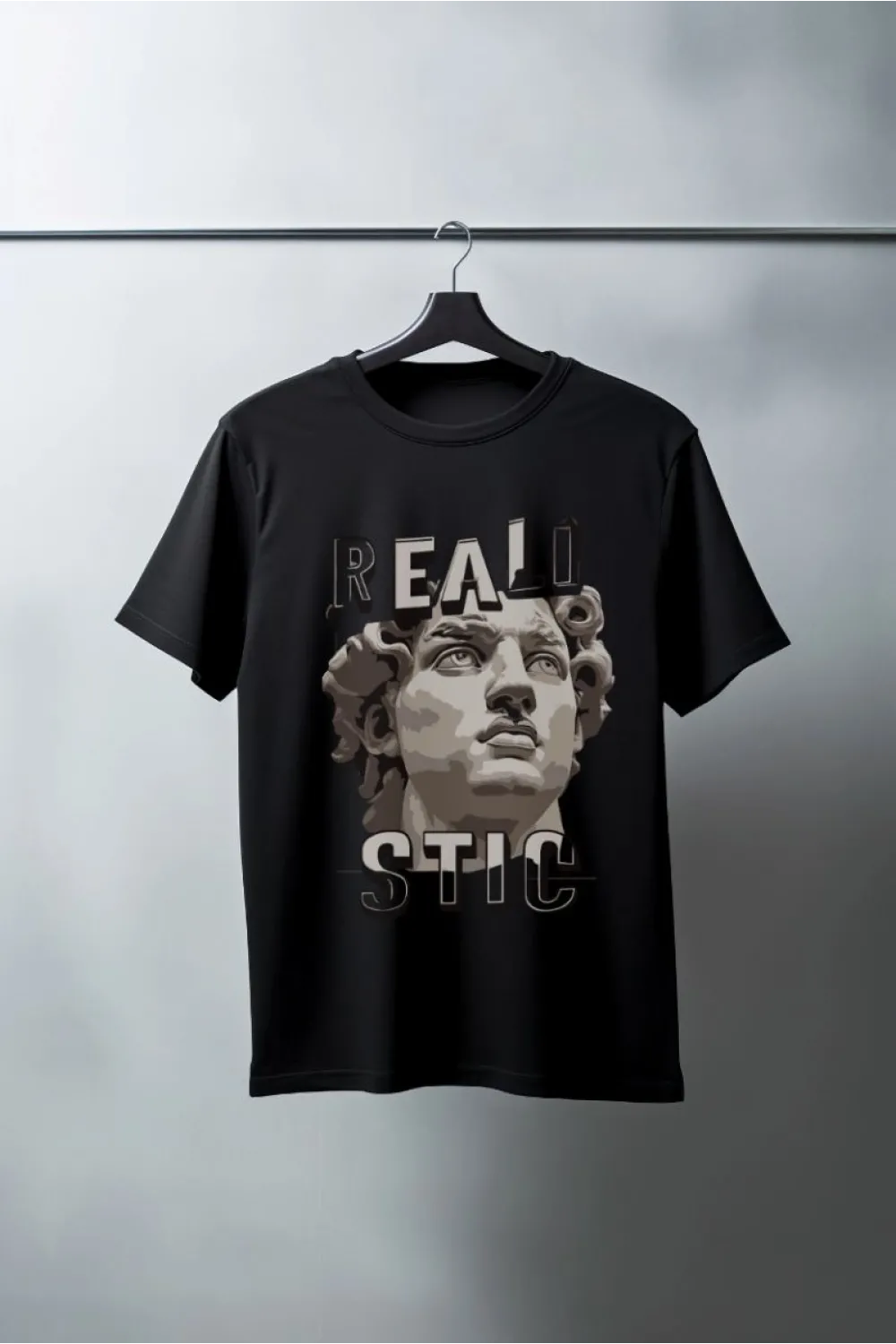 Unisex Oversize 24/1 Penye DTF Baskılı Tişört - DTF70