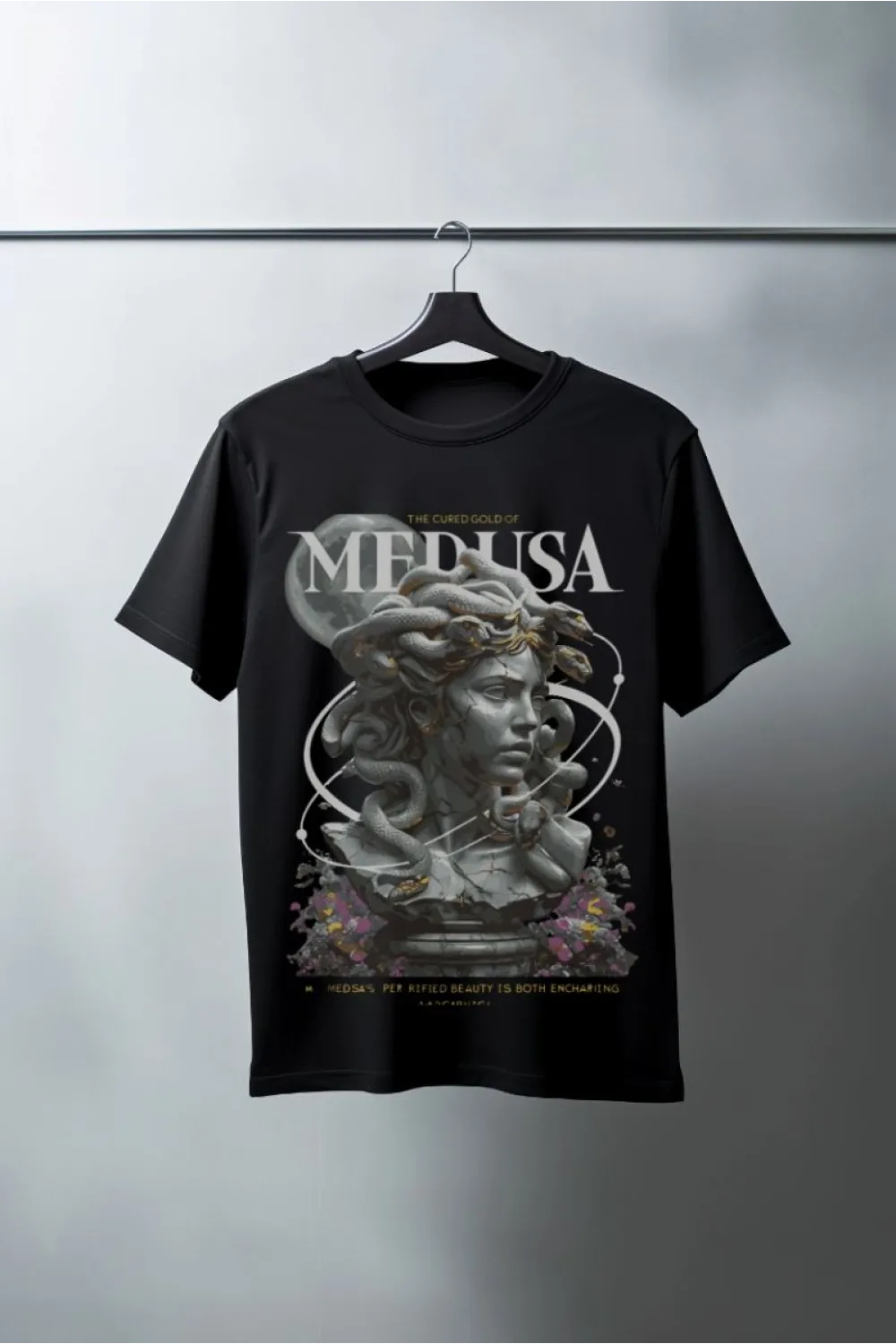Unisex Oversize 24/1 Penye DTF Baskılı Tişört - DTF79