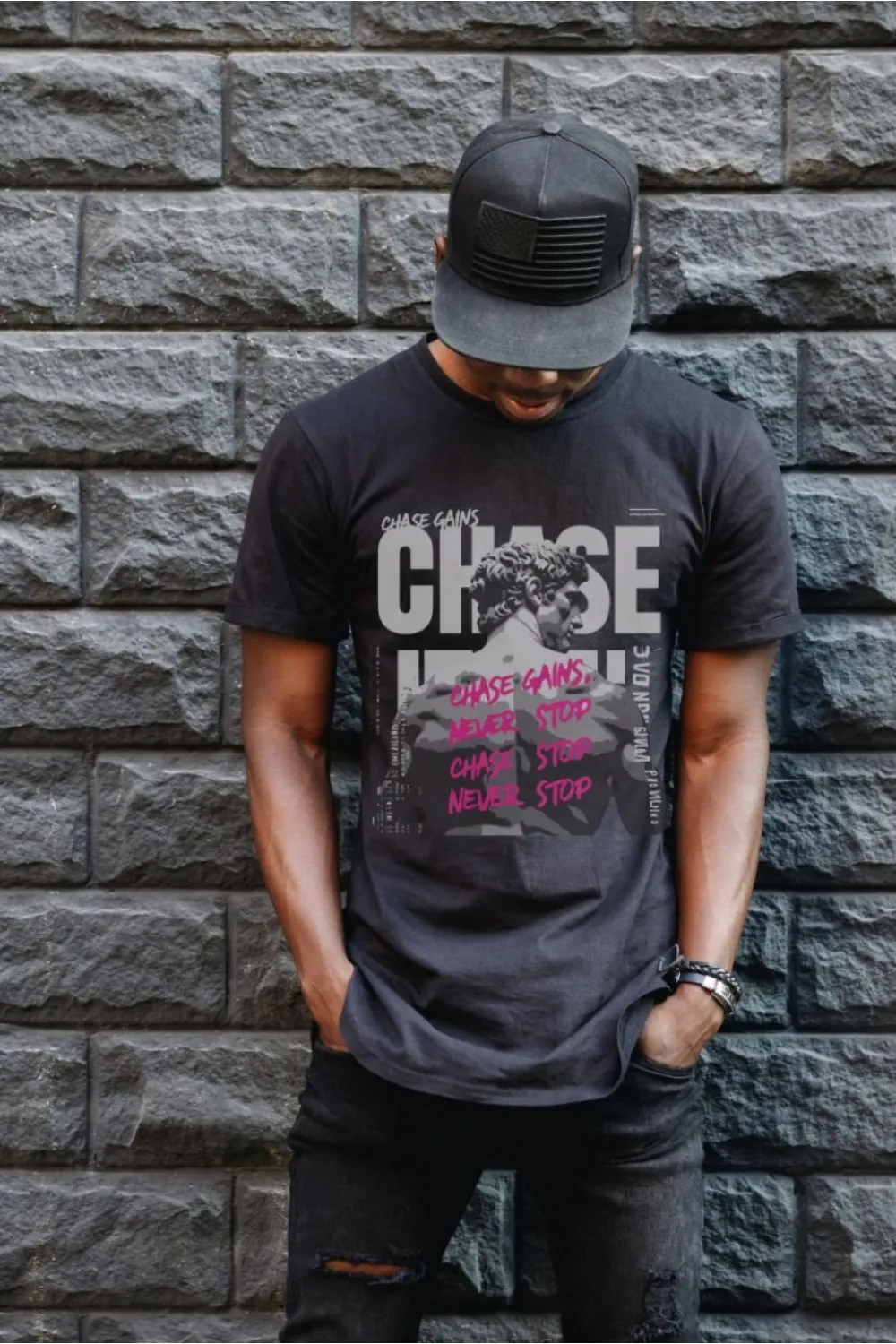 Unisex Oversize 24/1 Penye DTF Baskılı Tişört - DTF89