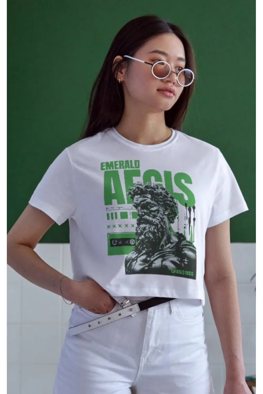 Unisex Oversize 24/1 Penye DTF Baskılı Tişört - DTF99