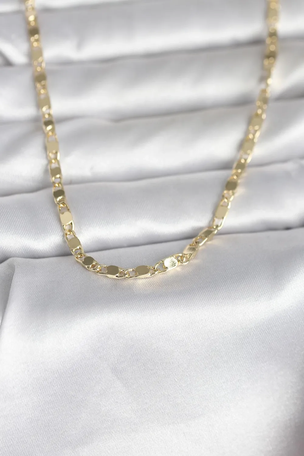 ietaks™ CM 14K Gold Renk Arpa Model 45 cm Kadın Kolye