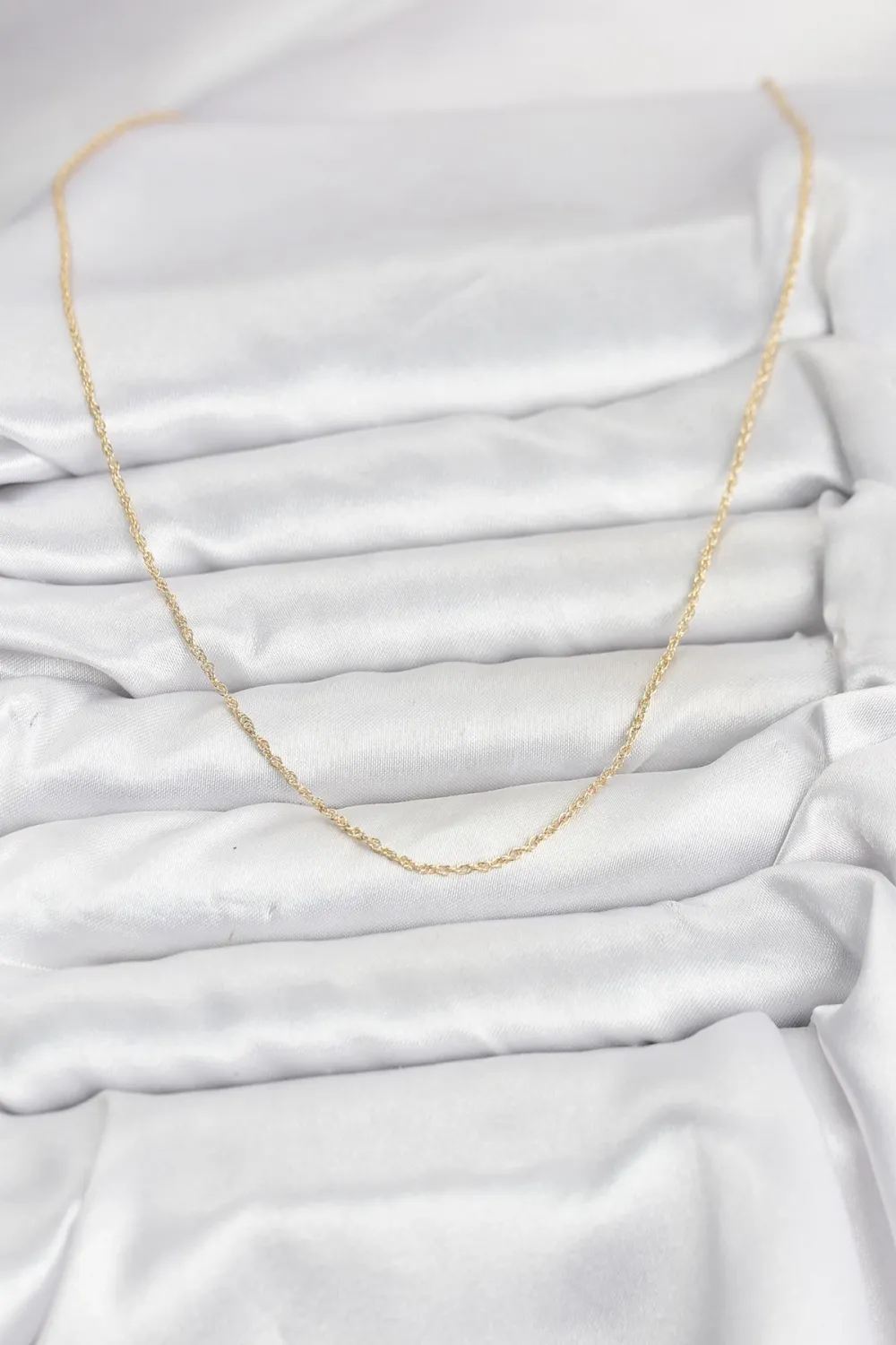 ietaks™ CM 14K Gold Renk Burgu Model 60 cm Kadın Kolye
