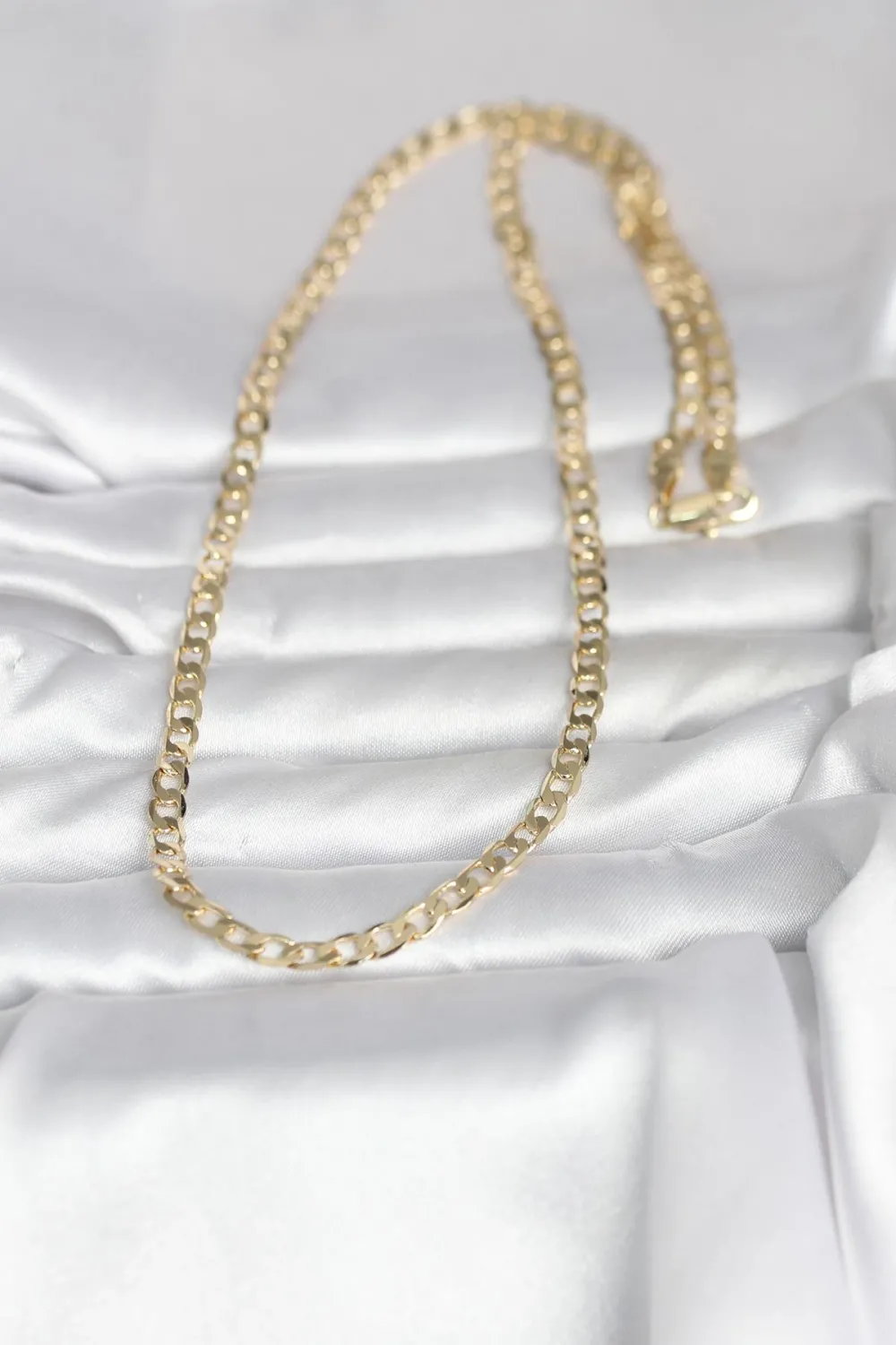 ietaks™ CM 14K Gold Renk Kalın Zincir Model 60 cm Kadın Kolye