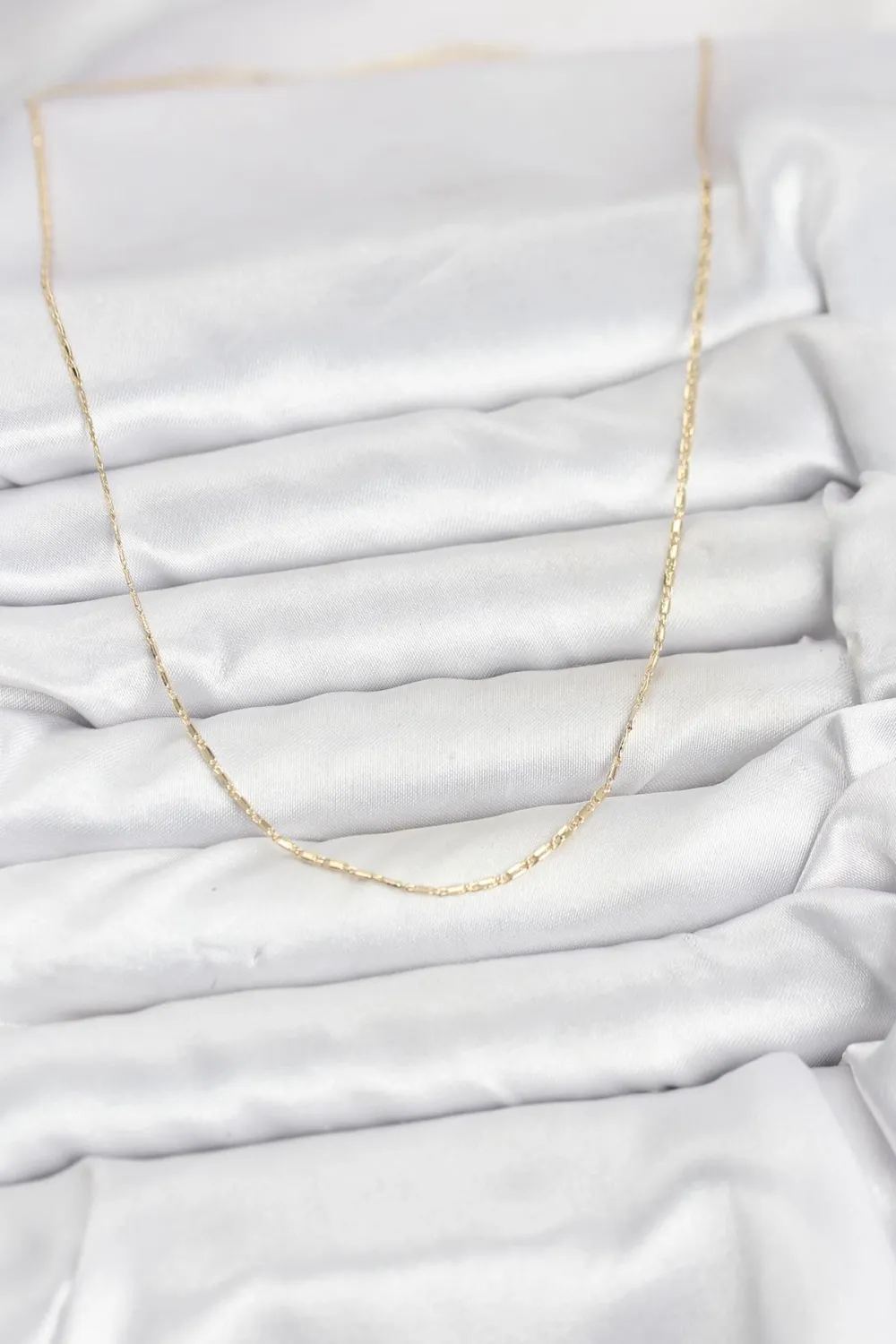 ietaks™ CM 14K Gold Renk Kesme Model 60 cm Kadın Kolye