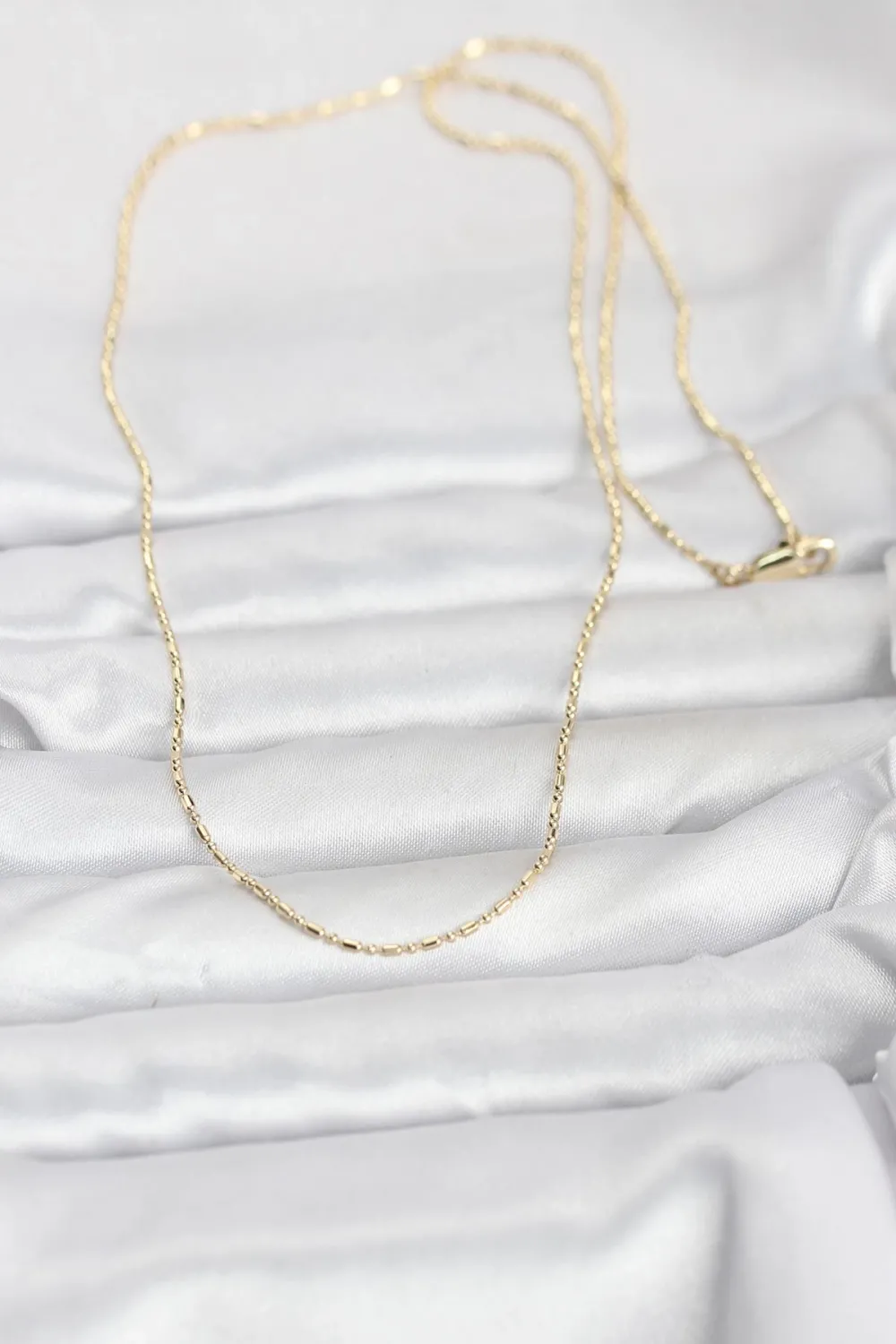 ietaks™ CM 14K Gold Renk Parçalı Topçuk Model 60 cm Kadın Kolye